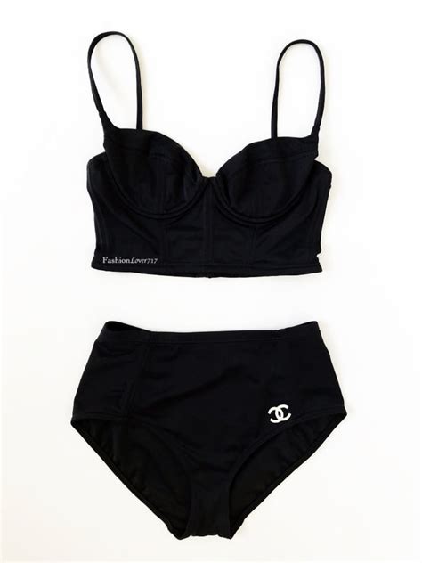 chanel bathing suit cover up|chanel bathing suit two piece.